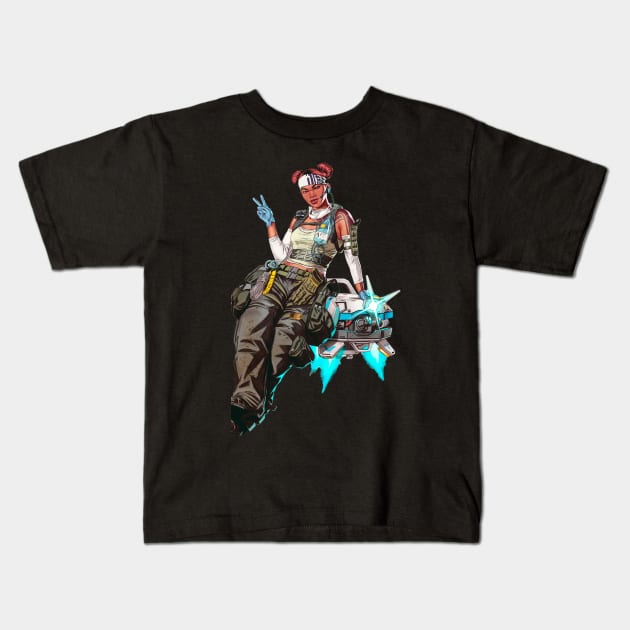 Apex Legends Lifeline Kids T-Shirt by Paul Draw